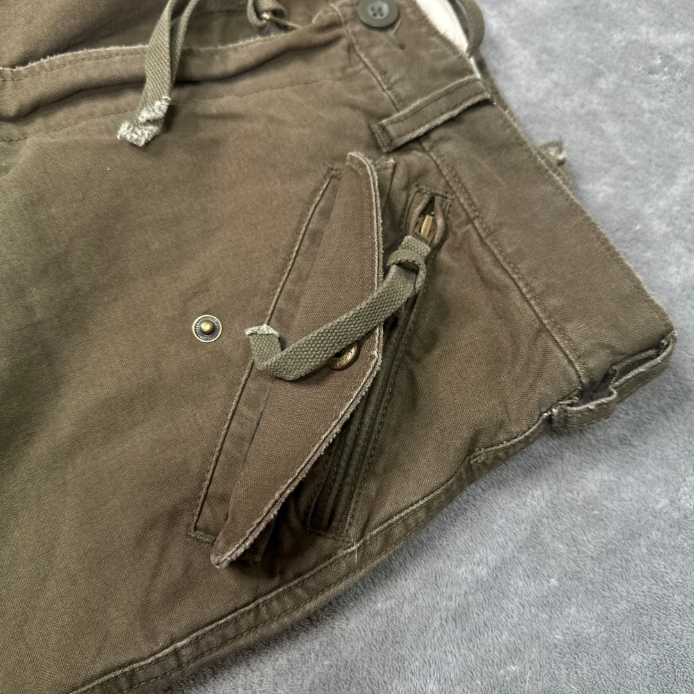 Cremiux Cargo Pants Men 33x32 Olive Green Military Tactical Fatigue Paratrooper - Picture 7 of 16